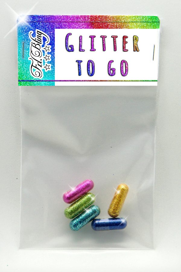 Glitzerpillen GLITTER TO GO. Glitzerpillen, Glitterpills, Geschenidee, Glitzerkapseln