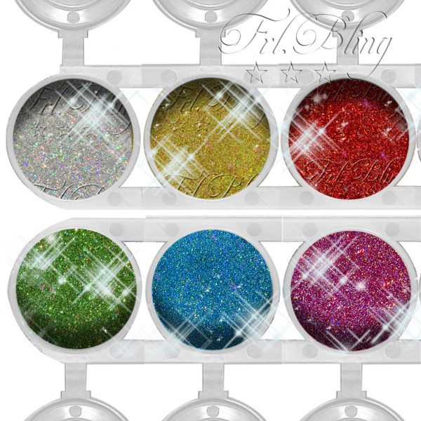 Glitzer Tattoo Set XL / Sparpreis – Bild 2