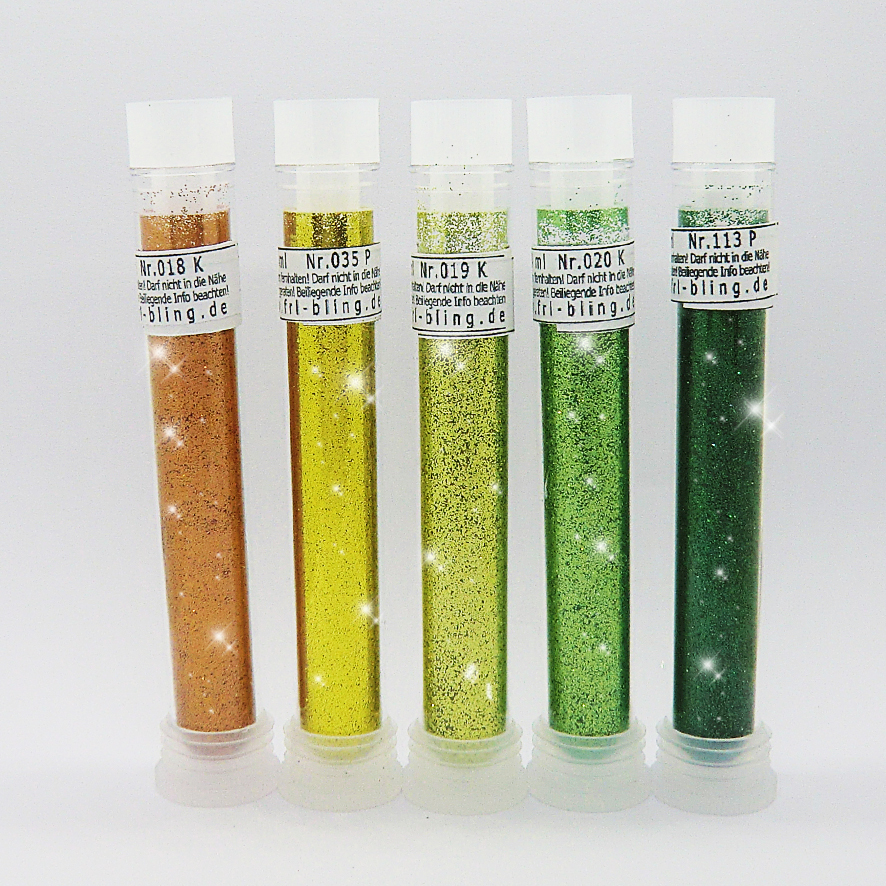 Glitzerset JUNGLE 5 x 10 ml