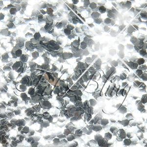 Bio Glitzer silber grob 2,4 mm