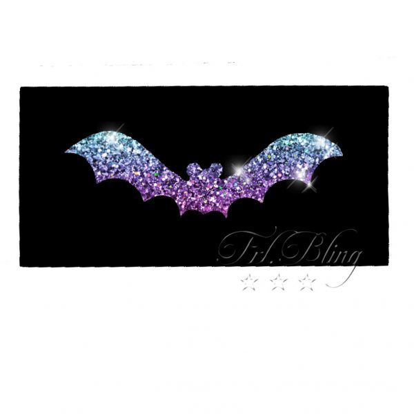 Glittertattoo Schablonen FLEDERMAUS, glitzer tattoo, tatoo