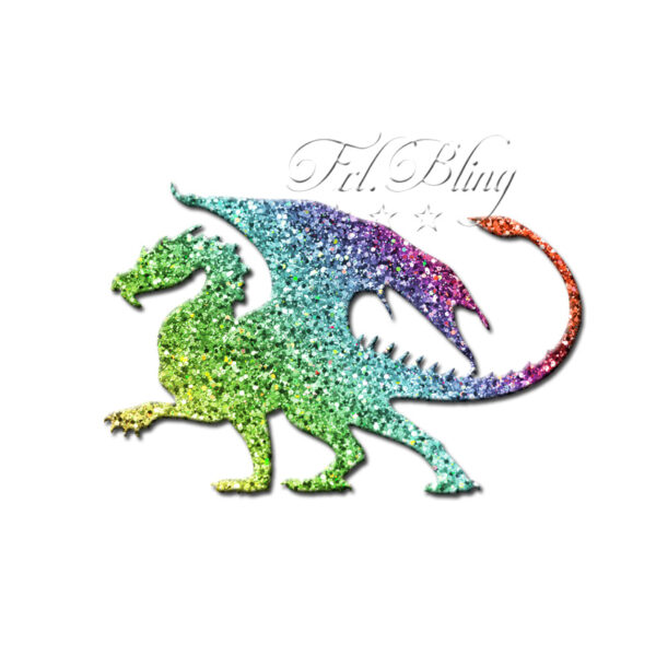 Glittertattoo Schablonen toller DRACHE