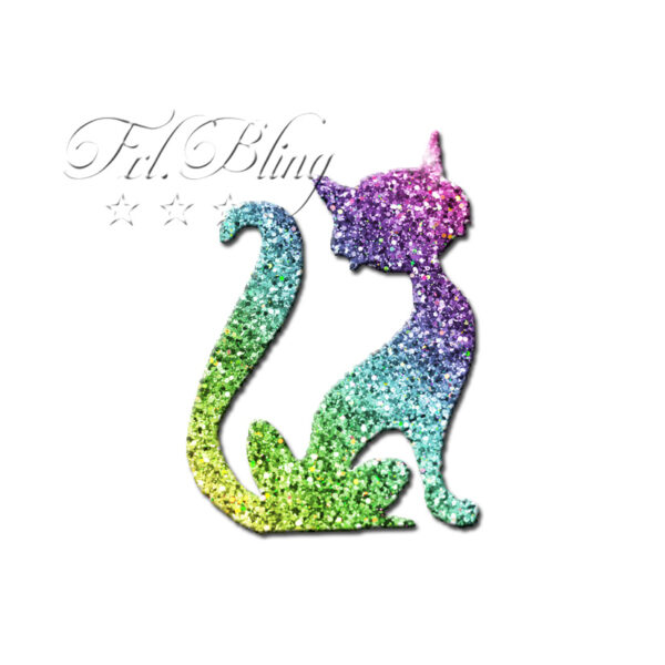 Glitzertattoo Schablonen KATZE