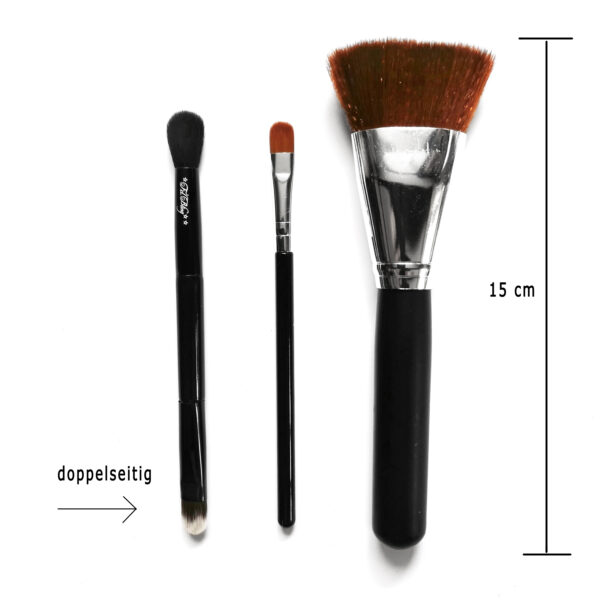 Profi PINSEL SET 3-er Glitzer Tattoo