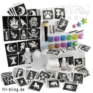 Glitzer Tattoo Set M