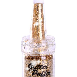 Glitzer PUFFER GOLD 5 ml / Kleine Mengen gezielt auftragen / Strahlender Glanz zu jeder Gelegenheit / Glitterpuff / Glitzer Streuer