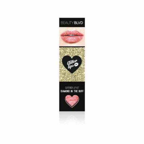 DIAMOND-IN-THE-BUFF, Glitter Lips Glitzerlippen wasserfest ROSA & Co. - küssen, feiern, trinken, essen - Glitzer bleibt!, frl-bling, frl.bling