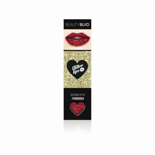 forbidden, SPARKLING, Glitter Lips Glitzerlippen wasserfest ROT Co. - küssen, feiern, trinken, essen - Glitzer bleibt!, .make up, make up silvester, make up festival, make up, extreme, lippen party, fräulein bling, silvester make up, glitter lips,