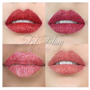 Glitter Lips Glitzerlippen wasserfest ROT Co. - küssen, feiern, trinken, essen - Glitzer bleibt!, .make up, make up silvester, make up festival, make up, extreme, lippen party, fräulein bling,