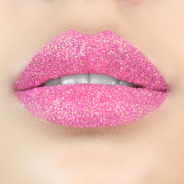 hula tallulah, , Glitter Lips Glitzerlippen wasserfest PINK Co. - küssen, feiern, trinken, essen - Glitzer bleibt!, .make up, make up silvester, make up festival, make up, candy, sweet, princess lips, extreme, lippen party, fräulein bling, rosa