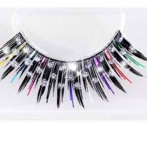 Glitzer - WIMPERN bunt - holografisch - Einhorn, künstliche Wimpern, Karneval, fake lashes, Wimpern Glitzer, Glitterlashes, frl. Bling,