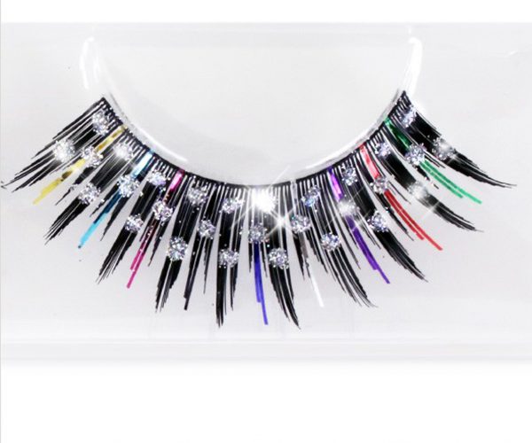 Glitzer - WIMPERN bunt - holografisch - Einhorn, künstliche Wimpern, Karneval, fake lashes, Wimpern Glitzer, Glitterlashes, frl. Bling,