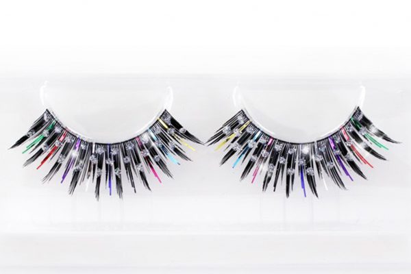 Glitzer - WIMPERN bunt - holografisch - Einhorn, künstliche Wimpern, Karneval, fake lashes, Wimpern Glitzer, Glitterlashes, frl. Bling,