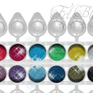 Bio Bling / Bio Glitzer SET M, bio glitter, bio glitzer, glitzer kompostierbar, kosmetisch, vegan, abbaubarer glitzer