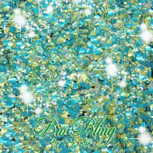 bio glitzer save the ocean, bio glitter, blue, bio chunky, frl. Bling, fräulein Bling, chunky bioglitter, kosmetischer glitzer bio, glitzer vegan,
