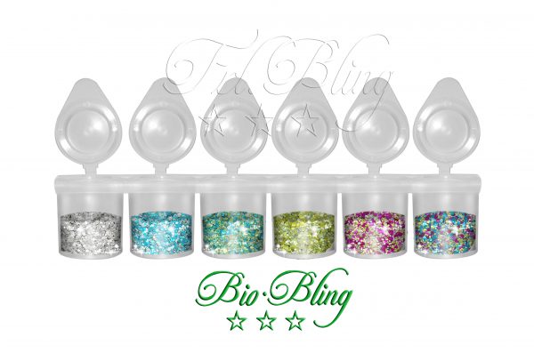 Bio Set CHUNKY-3 Bio Glitzer Bio Bling, Sparprei, Glitzer set, biologisch, vegan, kompostierbar, ökologisch,umweltfreundlich, fräulein bling, frolein bling, bio, vegan,