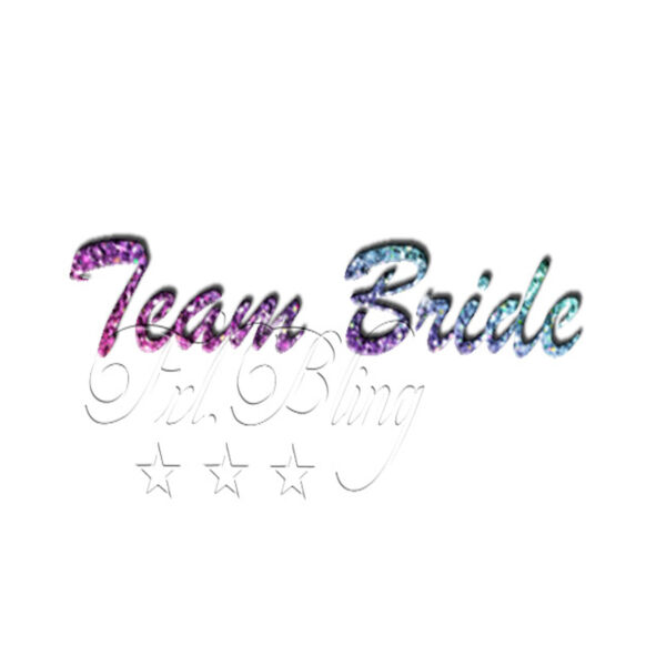 Glitzertattoos Schablonen BRAUT Team – Bild 2