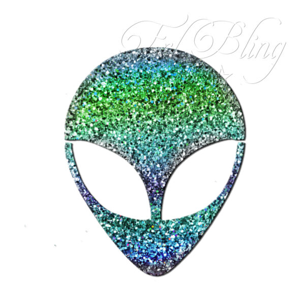 Glitzertattoos Schablonen ALIEN