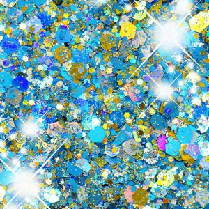 Glitzer CHUNKY PARTY Blau