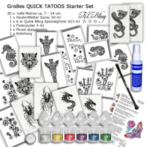 Quick Tattoos - Quick tatoo - Glitzertattoo