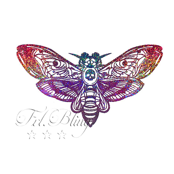 Quick Tattoo FALTER Nr.1 Frl. BlingGlitzertattoo Glitzertattoos