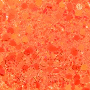 Glitzer CHUNKY NEON Orange