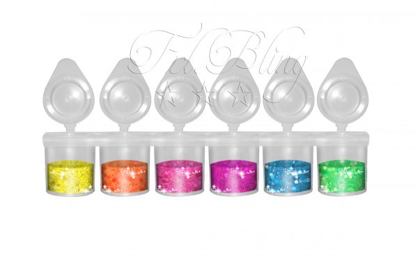 Glitzer Set CHUNKY NEON UV – Bild 2