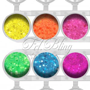 Glitzer Set CHUNKY UV