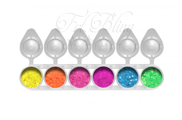 Glitzer Set CHUNKY NEON UV – Bild 3