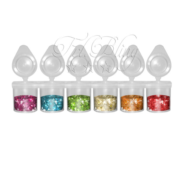 Glitzer Set CHUNKY RAINBOW