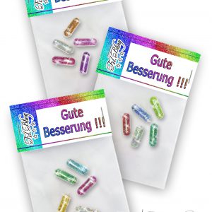 Glitzerpillen GUTE BESSERUNG Set