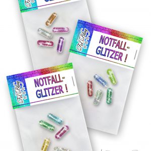 Glitzerpillen NOTFALLGLITZER Set