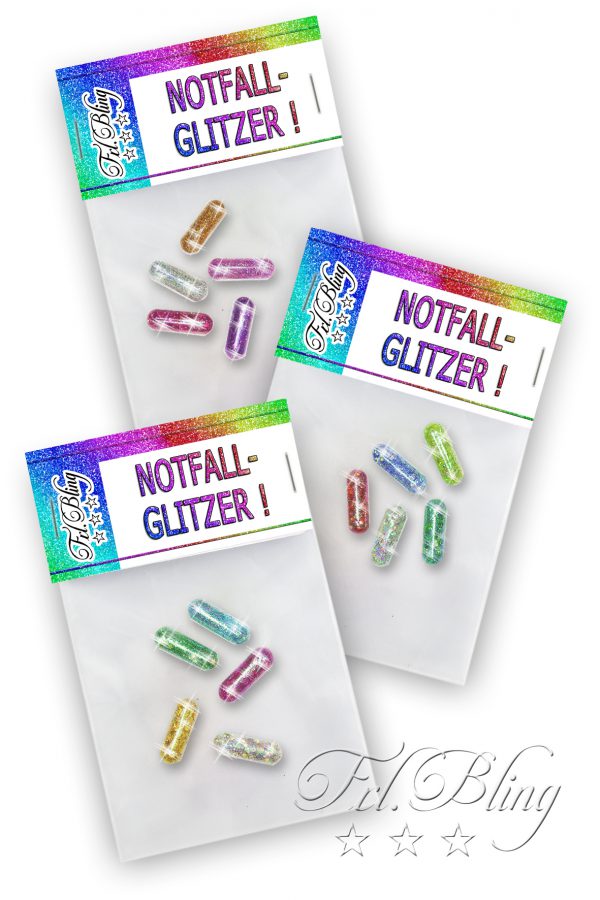 Glitzerpillen NOTFALLGLITZER Set