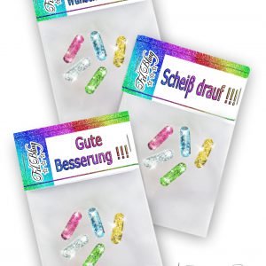 3 x Glitzerpillen MIX Set 1
