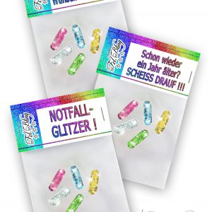 3 x Glitzerpillen MIX Set 2