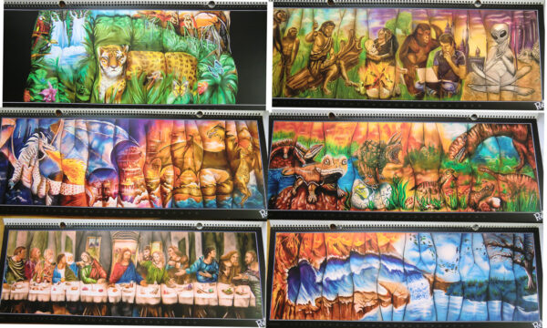 Panorama BODYPAINTING Kalender  immerwährend, exclusiv & limitiert! – Bild 4