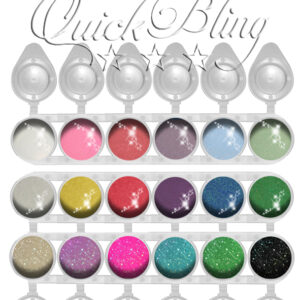 Quick Bling Glitzer SET XXL RAINBOW
