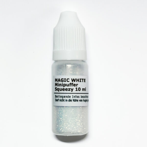 Mini Puffer MAGIC WHITE Glitterpuffer TO GO