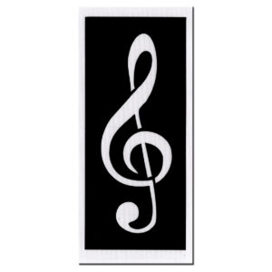 Schablone Notenschlüssel, Musik