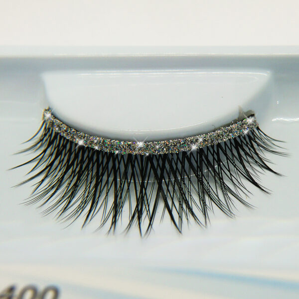 Glitzer WIMPERN edel elegant