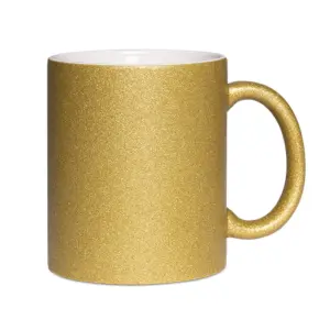 Tasse GLITZER Glitzertasse GOLD