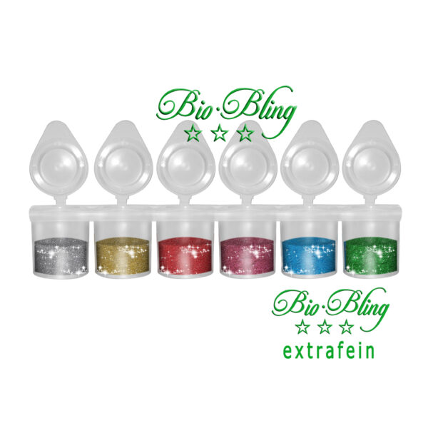 Bio Glitzer extrafein SET 1 tolle 6 x 15 ml