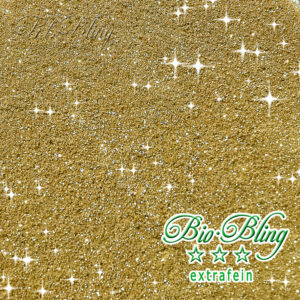 BIO Glitzer extrafein GOLD