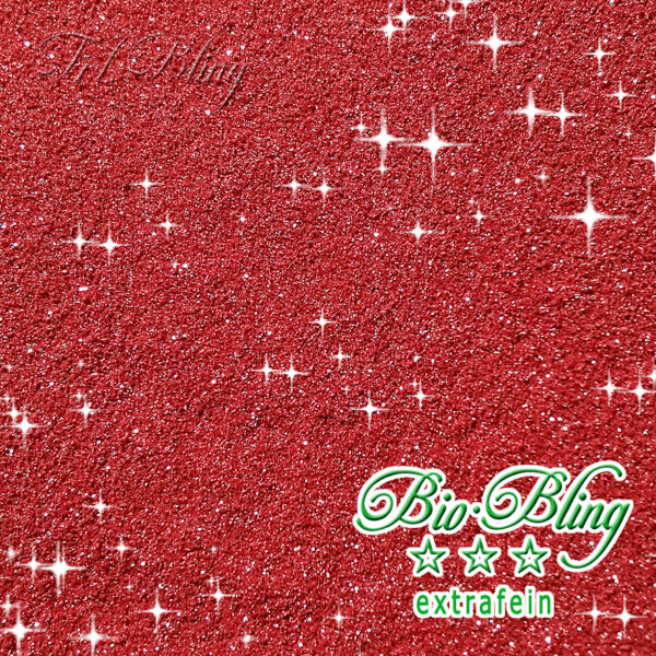 BIO Glitzer extrafein ROT