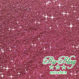 BIO Glitzer extrafein DARK ROSE