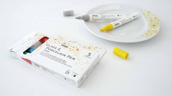 Glas und Porzellan Stifte GLITTER