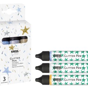 GLITTER Stifte 3er Set