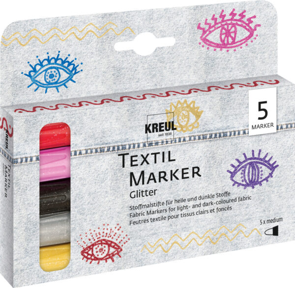 Textil Marker GLITTER