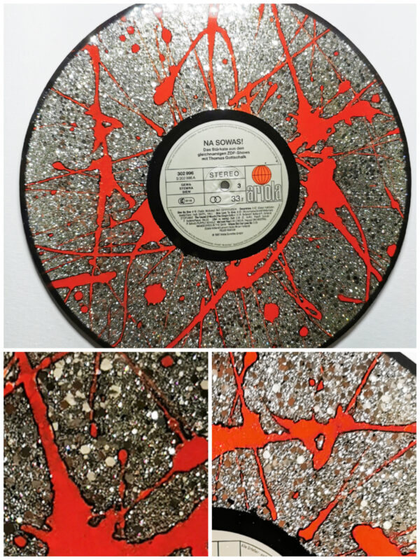 AcrylBlingArt Schallplatte Geschenk Musik
