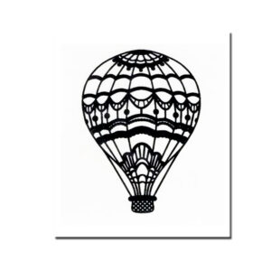 Quick Tattoo Heißluftballon Boho Festival
